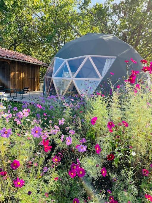 Dome Insolite Cedre Jacuzzi Et Petits Dejeuners Inclus Lagraulet-du-Gers Екстер'єр фото