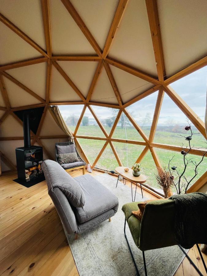 Dome Insolite Cedre Jacuzzi Et Petits Dejeuners Inclus Lagraulet-du-Gers Екстер'єр фото